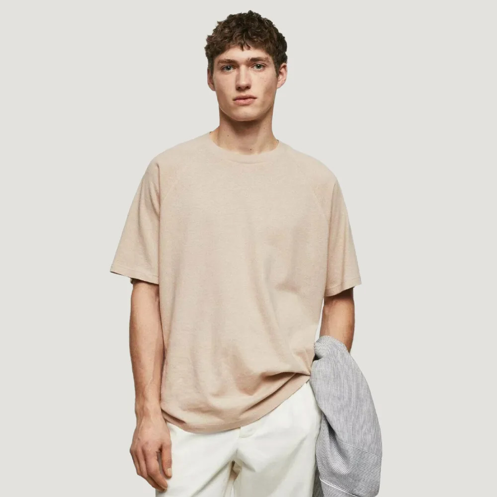 Textured Cotton T-shirt