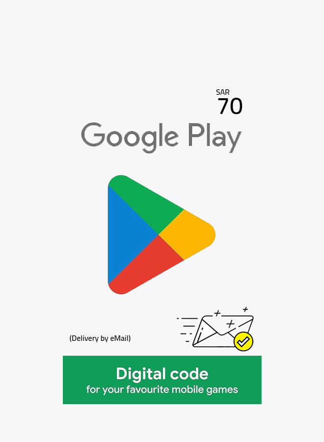 Google Play SAR 70 Gift Card